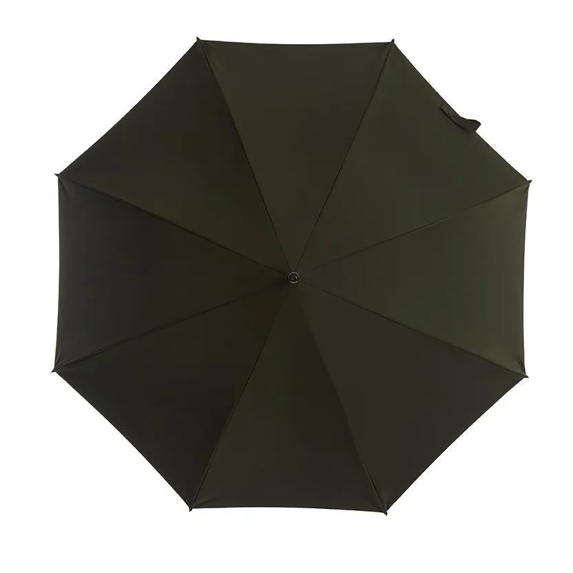 Traditional Full Length Umbrella - Forest Green