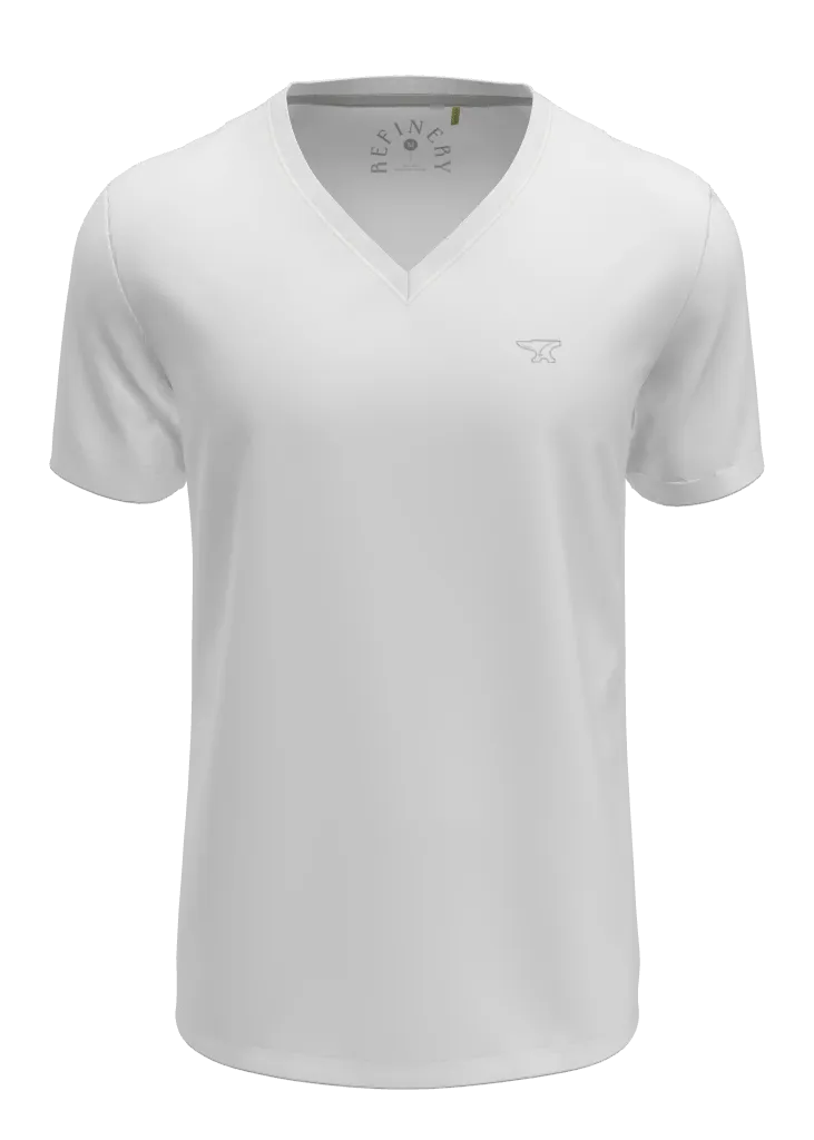 V-Neck T-Shirt _ 145358 _ White