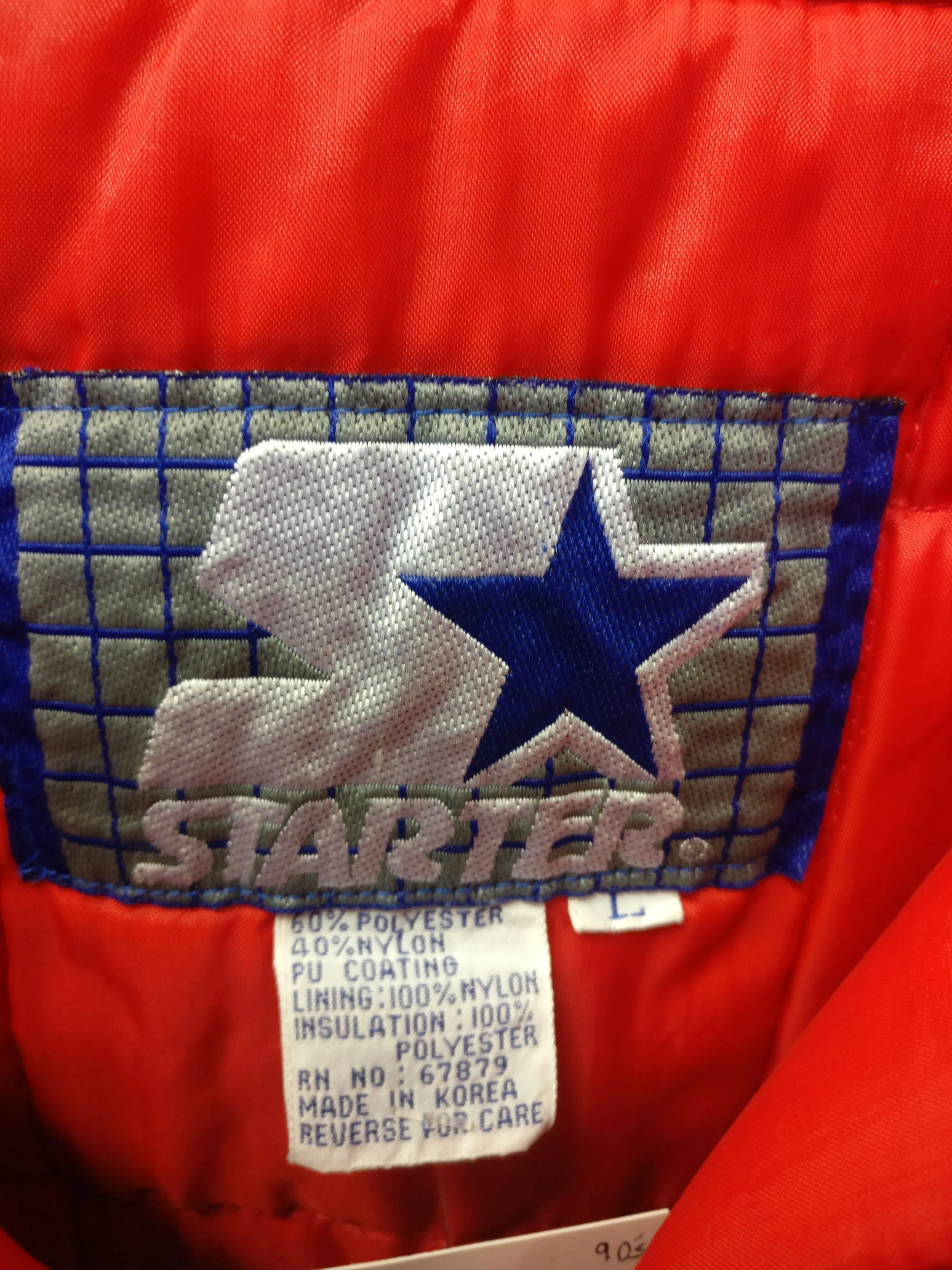 Vintage 90s SAN FRANCISCO 49ers NFL Back Patch Starter Hooded Jacket L