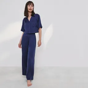 Washable Silk High Rise Pant Set