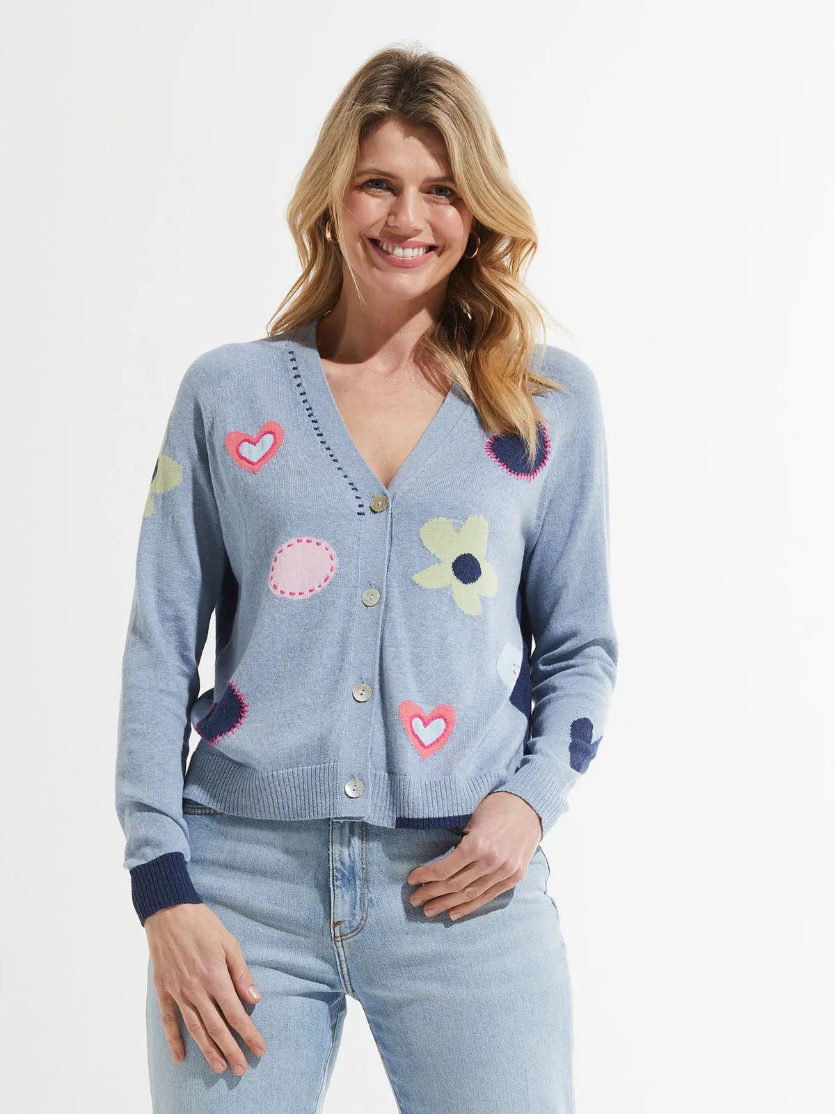 Zaket & Plover Flowers Cardigan